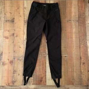 Protest strip soft shell ski pant in black - XS